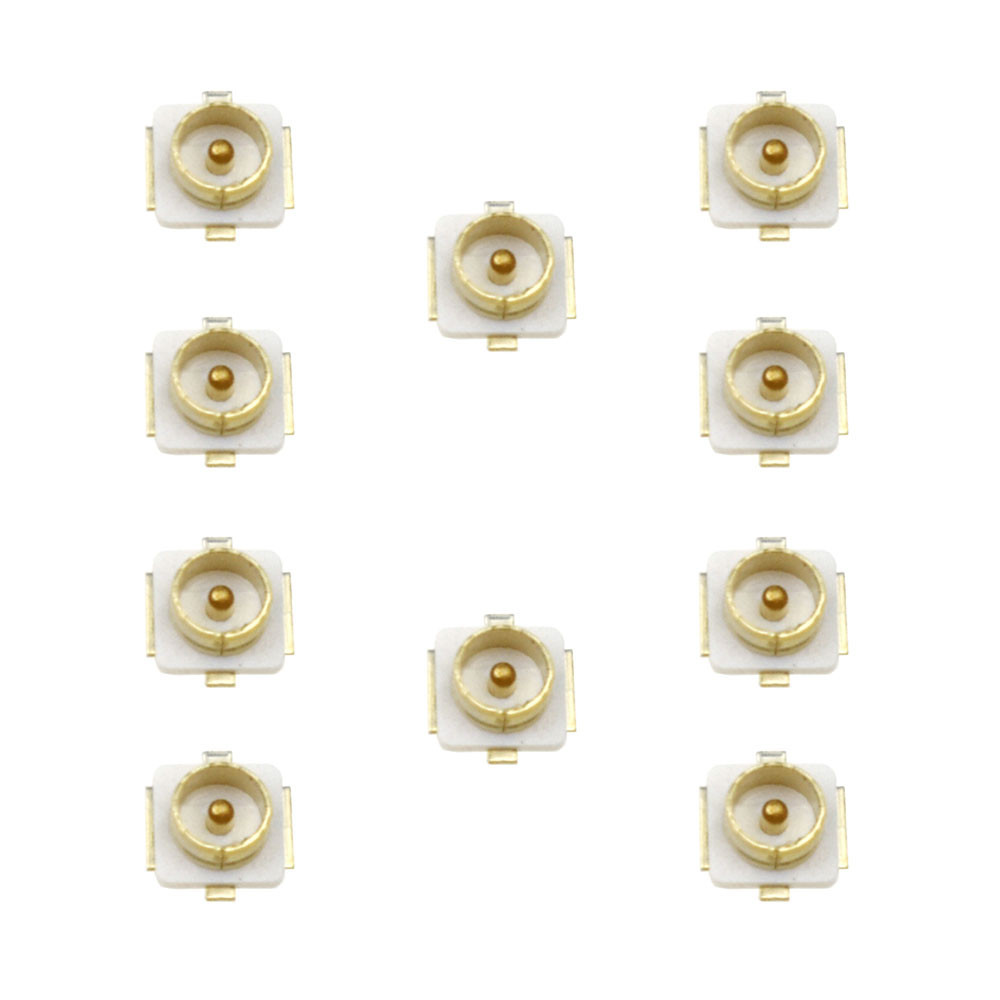 100 Connecteurs Coaxiaux IPX (U.FL) Femelles - Pour Montage SMD/SMT Sur Circuit Imprimé - Lot