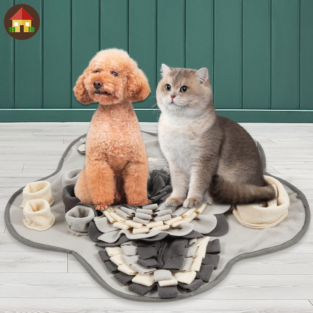 สุนัข Snuffle Mat สัตว์เลี้ยงตลก Snuffle Mat กัดสุนัข Sniff Mat ล้างทํา ...