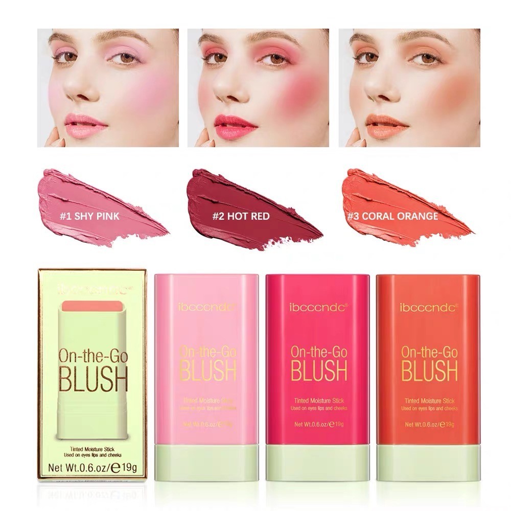 Victoria key บลัชออน เนื้อครีม ให้ความชุ่มชื้น กันน้ํา สีชมพู สีแดง สี ...