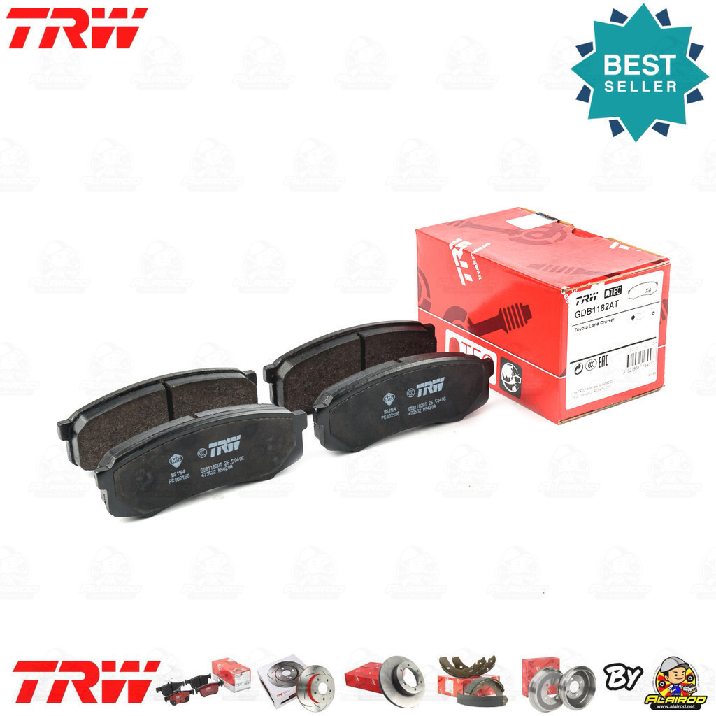 [TRW Value] ผ้าเบรคหลัง TOYOTA FORTUNER GUN155, GUN156 ดุม prado ปี ...