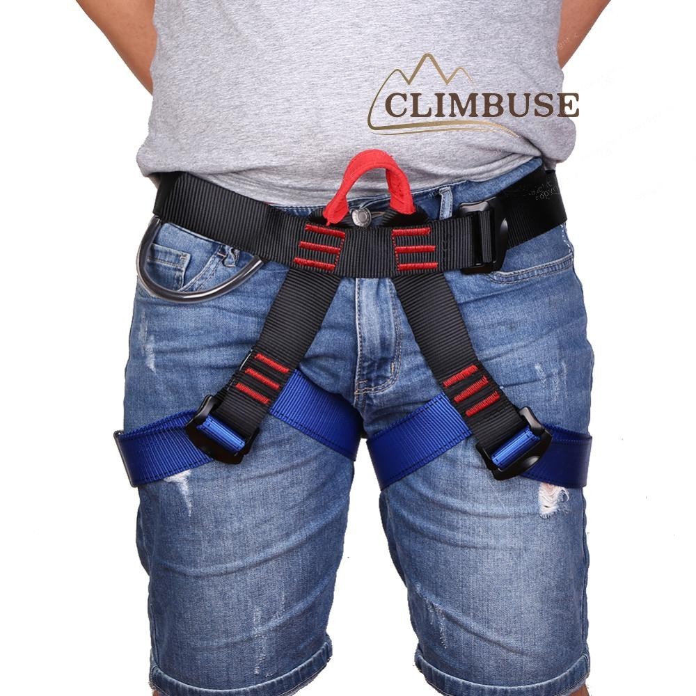 Mountain Downhill Rock Climbing Belt Harness Seat Rappelling Safety ...
