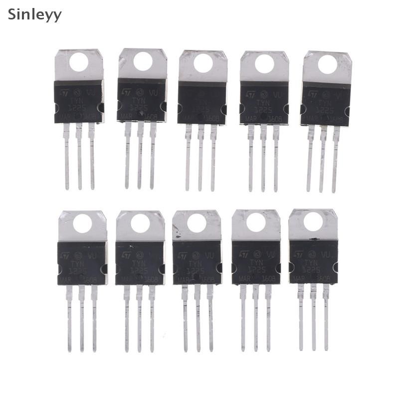 Lot De 10 Triacs TYN1225 ST - 25A 1200V, Boîtier TO-220, Pour Circuits De Puissance