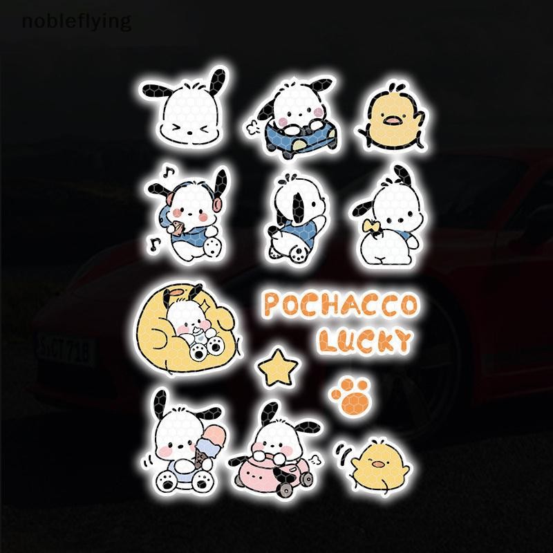 Nf น่ารักการ์ตูน Sanrio Pochacco สติกเกอร์รถรถหน้าต่าง DIY อุปกรณ์ตก ...