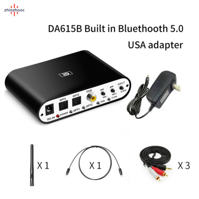 Vip Audio Decoder Converter Optical Coaxial AUX USB แฟลชไดรฟ์ Playback ...