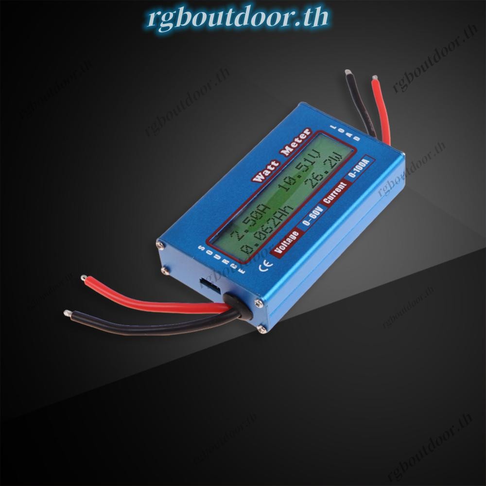 Dc Power Analyser 12V 24V วัตต์โวลต์แอมป์มิเตอร์ LCD Digital Solar Wind ...