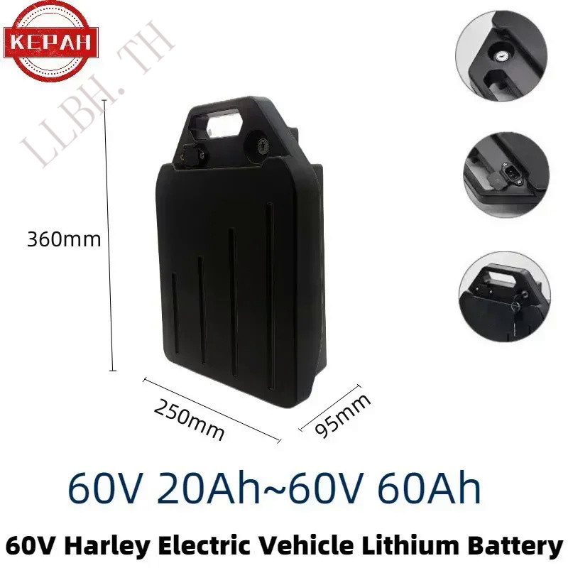 Electric Car Lithium Battery Waterproof 18650 Battery 60V 20ah for Two ...