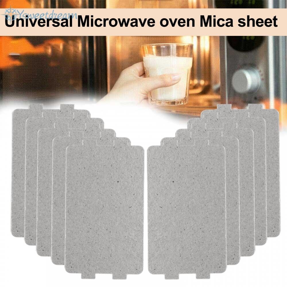 10-Pack Microwave Mica Waveguide Covers - 4.7x3.9 Inch Heat-Resistant Replacement Sheets