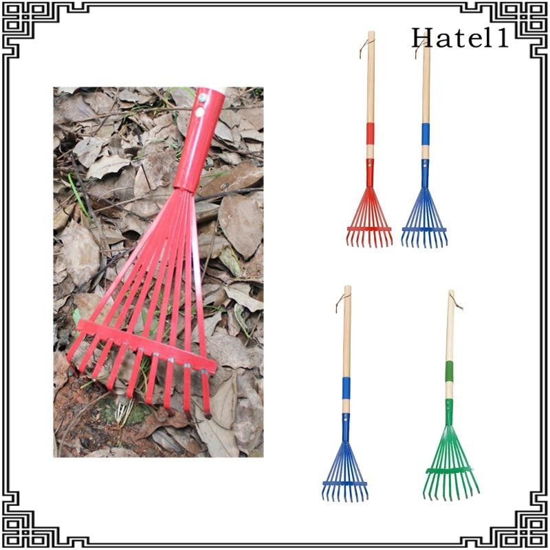 [Hatel] Leaf Rake Garden Rake 9 Ergonomic Heavy Duty Farming Home ...