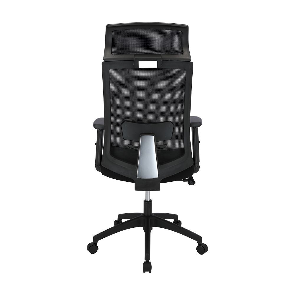INDEX LIVING MALL เก้าอี้สำนักงานพนักพิงสูง เก้าอี้ทำงานเพื่อสุขภาพ Ergonomic รุ่น โอเว่น-เอ - สีดำ เก้าอี้สีดำ ระบายอากาศดีเยี่ยม เบาะนั่งปรับสูง-ต่ำของที่นั่งด้วย Gas lift ปรับระดับความลึกเบาะนั่งได้