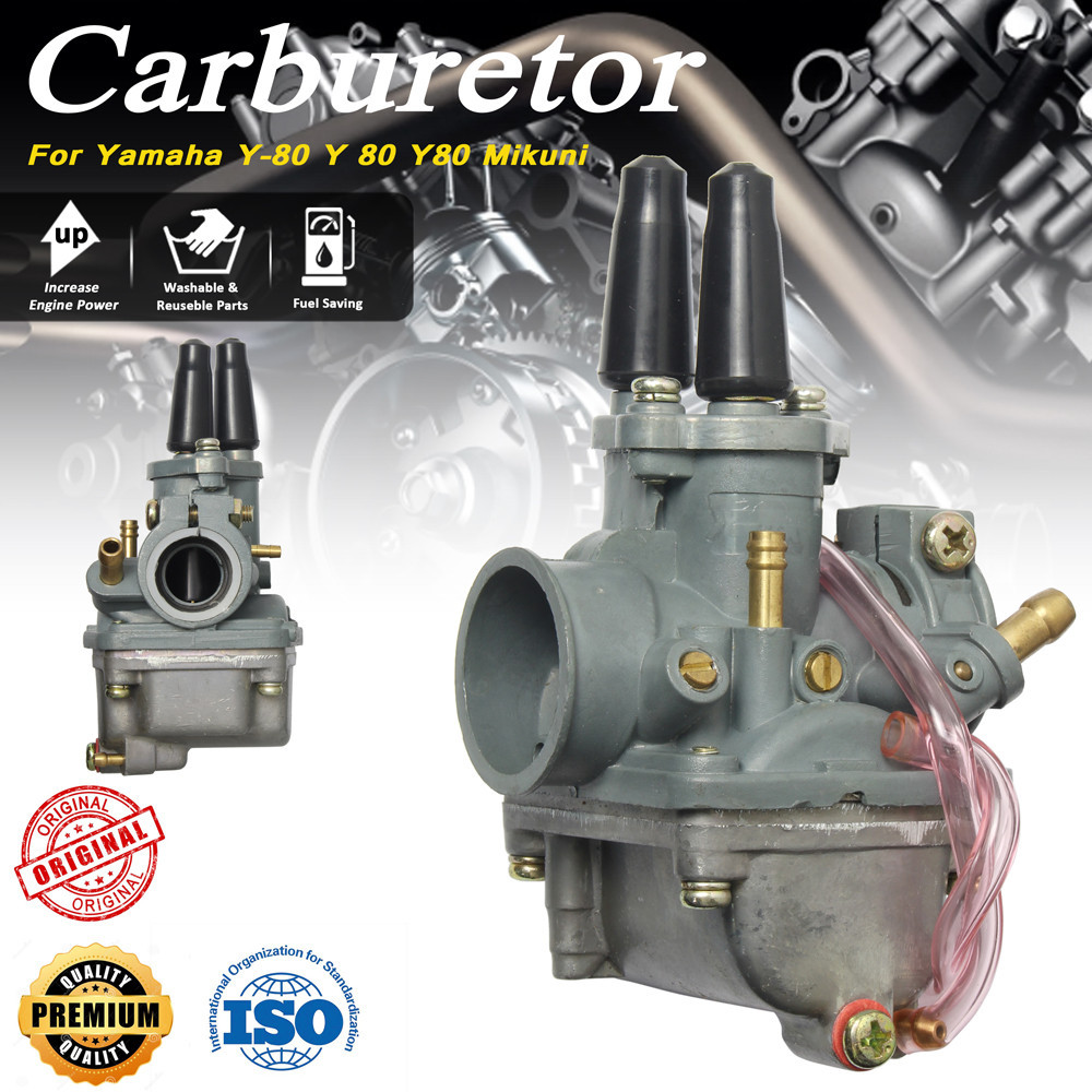 【จัดส่งที่รวดเร็ว】คาร์บูเรเตอร์ Y80 Y80 m PW80 PW 80 V75 เหมาะสำหรับรถ ...
