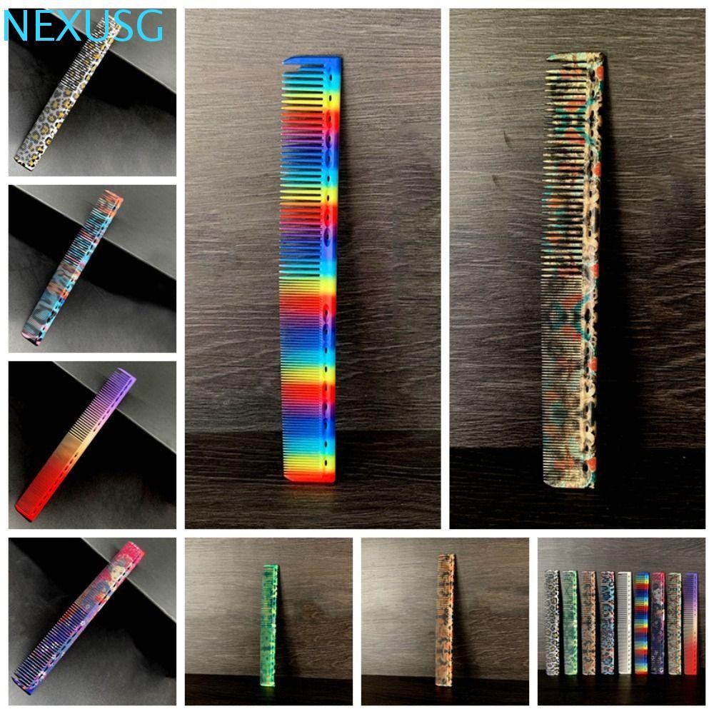 Nexusg หวีตัดผม, หวีทําผม Pro มืออาชีพพลาสติก, DIY ป้องกันไฟฟ้าสถิตย์สี ...