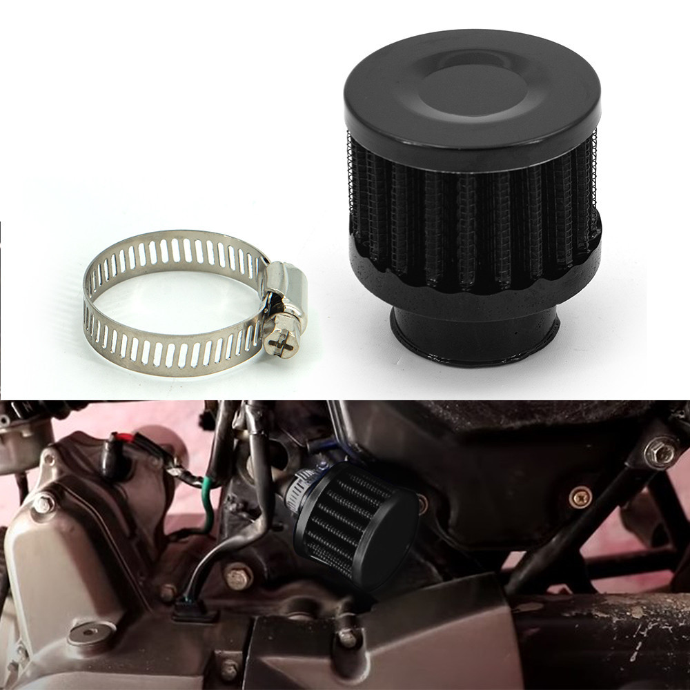 RA 25mm Car Motorcycle Air Filter Clip-On Auto Round Conical Cold Air ...