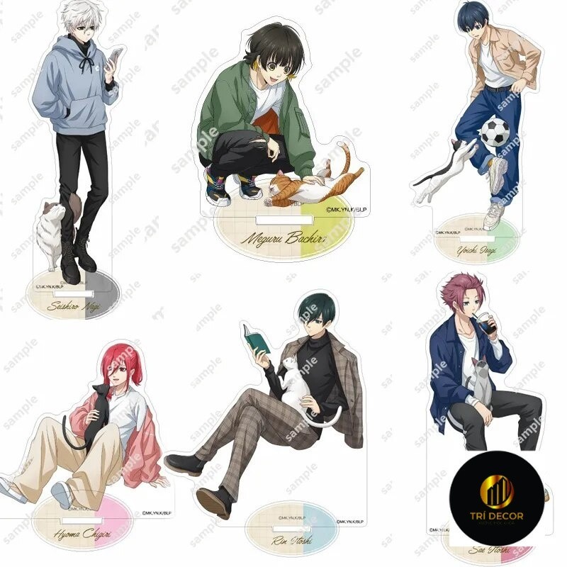 BLUE LOCK อะนิเมะ Standee รุ่น Itoshi Rin Nagi Seishiro Bachira Meguru ...