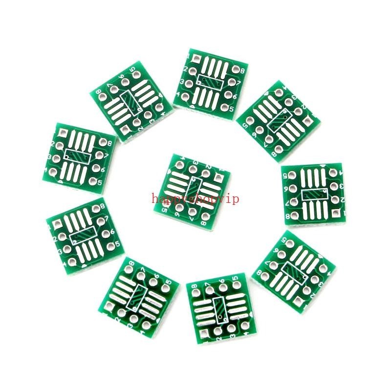 Hsv 10 ชิ ้ น SOP8 SSOP8 TSSOP8 ถึง DIP8 อะแดปเตอร ์ แปลงบอร ์ ด PCB ...