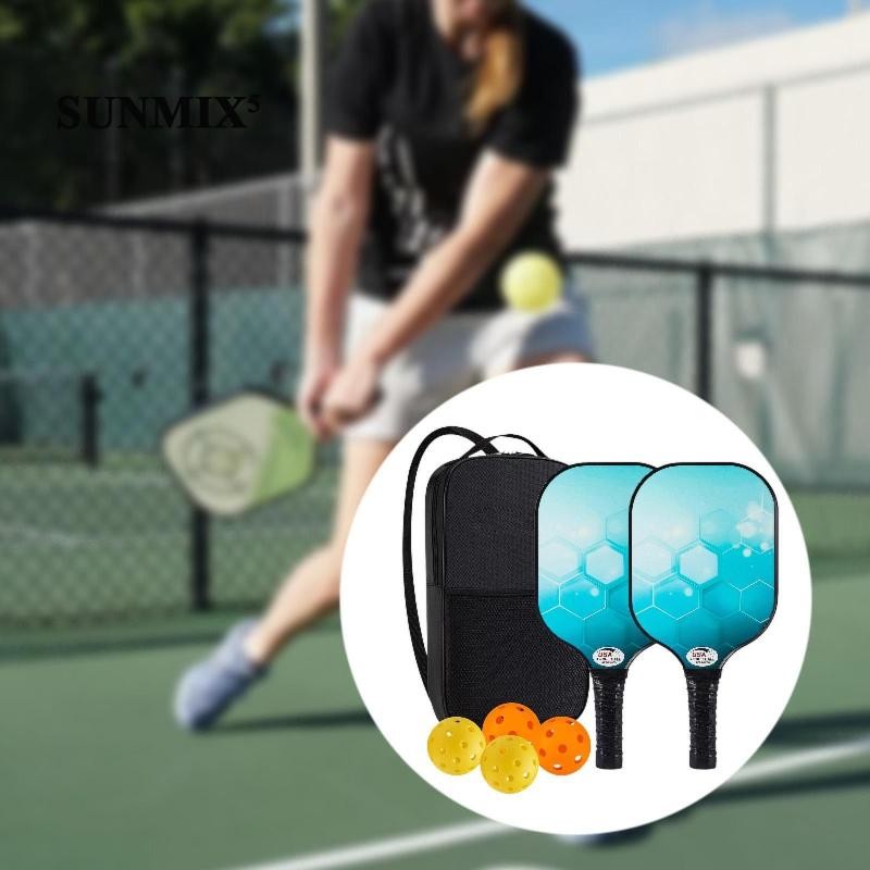 [ ชุด Pickleball Racket Professional แบบพกพา Comfort Grip Pickleball ...