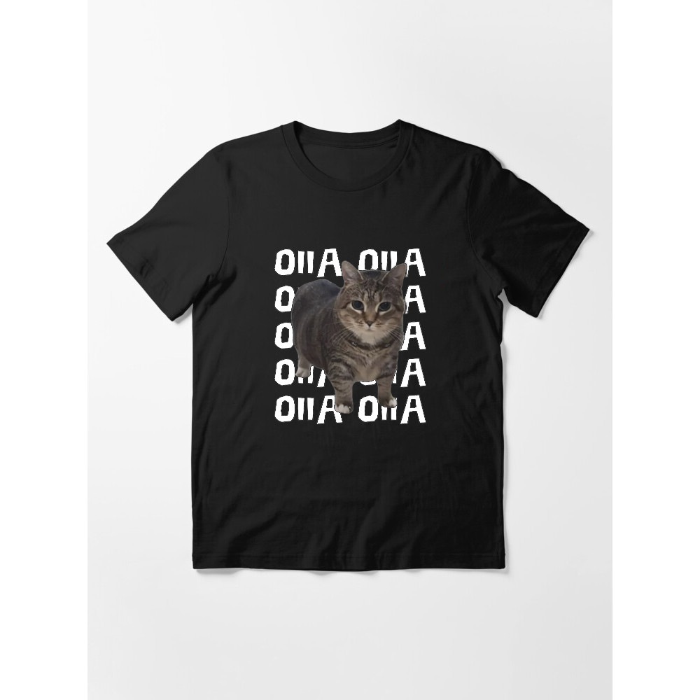 Oiia Cat เสื้อยืดลายแมวสไตล์โมโนโทน | Shopee Thailand