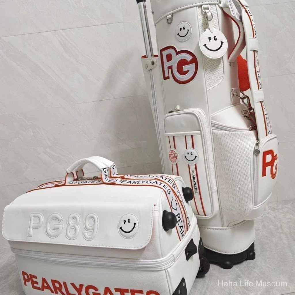 Pearly GATES Golf Bag 23 กระเป ๋ าล ้ อดึงหน ้ ายิ ้ มสองล ้ อสไตล ์ ใ ...