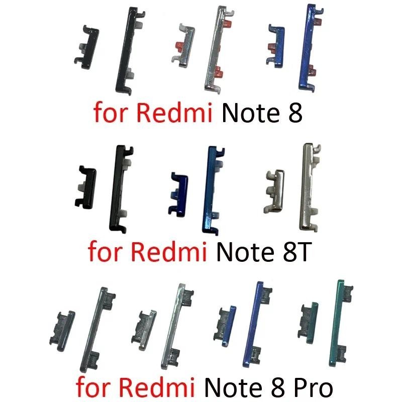 สําหรับ Xiaomi Redmi Note 8 Pro 8T ปุ่มเปิดปริมาณปิดปุ่มด้านข้างคีย์ ...