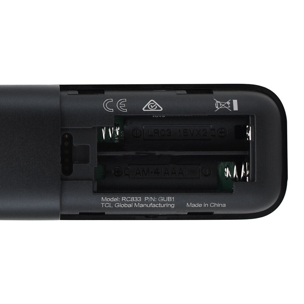 ใหม่ RC833 GUB1 รีโมทคอนโทรลสําหรับ TCL Smart Voice TV 65C845 55 75 ...