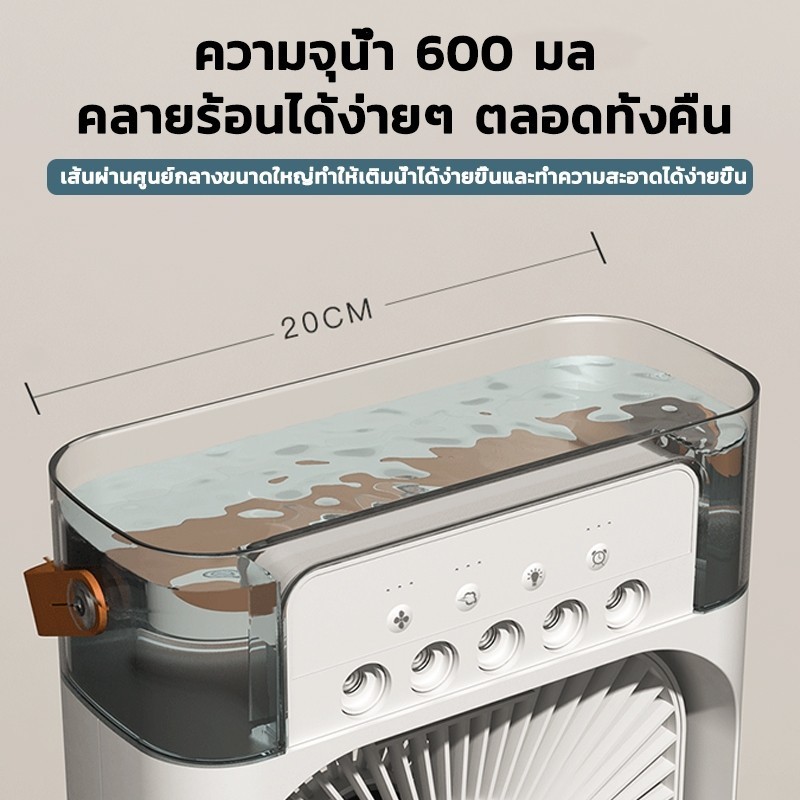 แอร์เคลื่อนที่ พัดลมแอร์ พัดลมทำความเย็น J295 USB มินิพัดลมแบบพกพา ...
