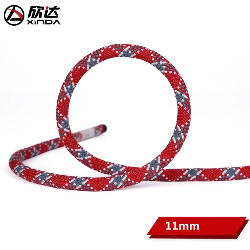 เชือกโรยตัว Rope Rappel ขนาด 11 mm Static Rope ยี่ห้อ: Xinda 26kN XD ...