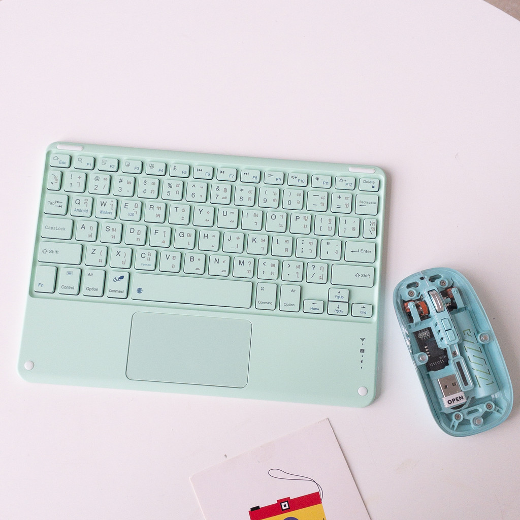 MINGBO คีย์อร์ดเม้าส์ Bluetooth สําหรั Android / ios notebook tablet ไอ ...