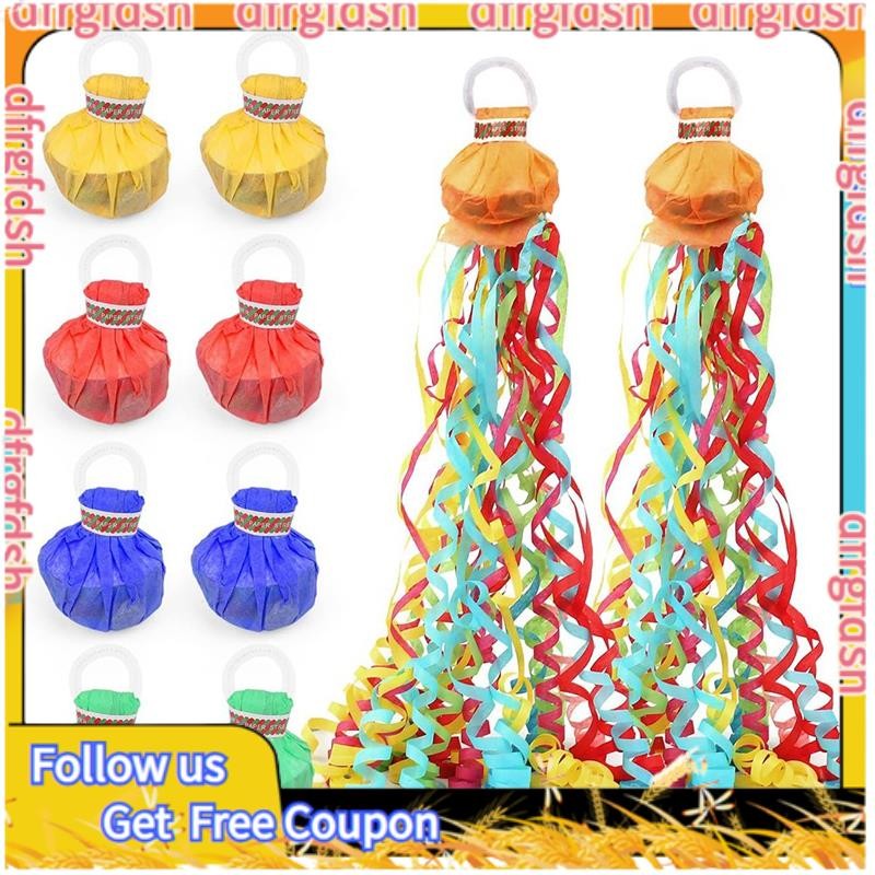 Safety Helmet Multi-Color Party Streamers - 3 Pack 4 Meter Rolls ...