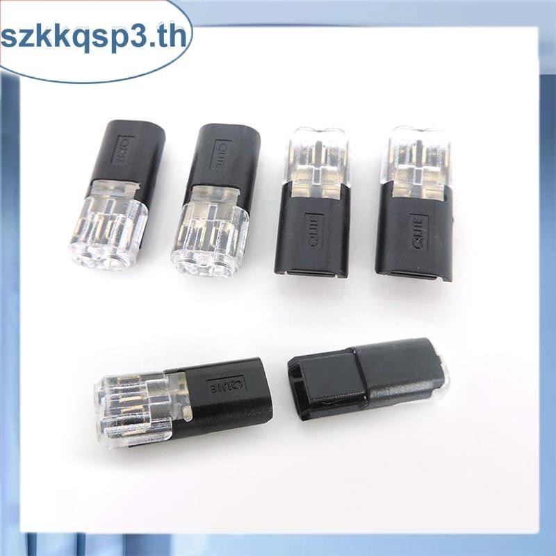 Fast Pluggable Wire Connector 2Pin Splice สายไฟ Crimp เทอร ์ มินัล ...