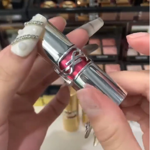 Ysl Silver Round Tube ลิปสติก Mirror 04 # 1.6g ตัวอย ่ าง | Shopee Thailand
