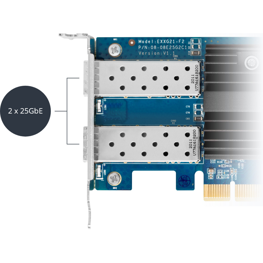12579 Synology E25G30-F2 拡張カード PIXELA Xit Board(XIT-BRD100W 