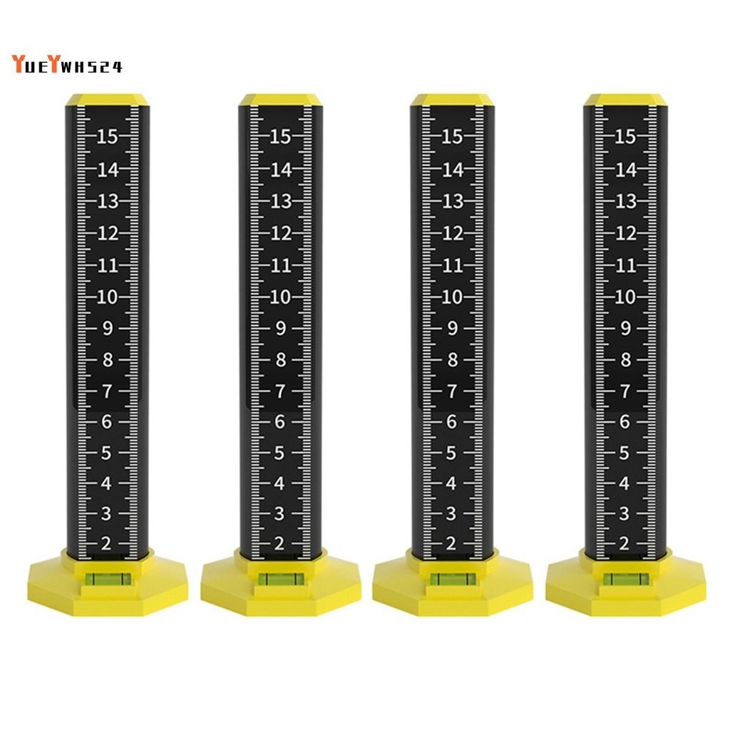 yueywh5244pcs Leveling Artifact เพดาน Leveling ไม้บรรทัดสองด้าน Equal ...