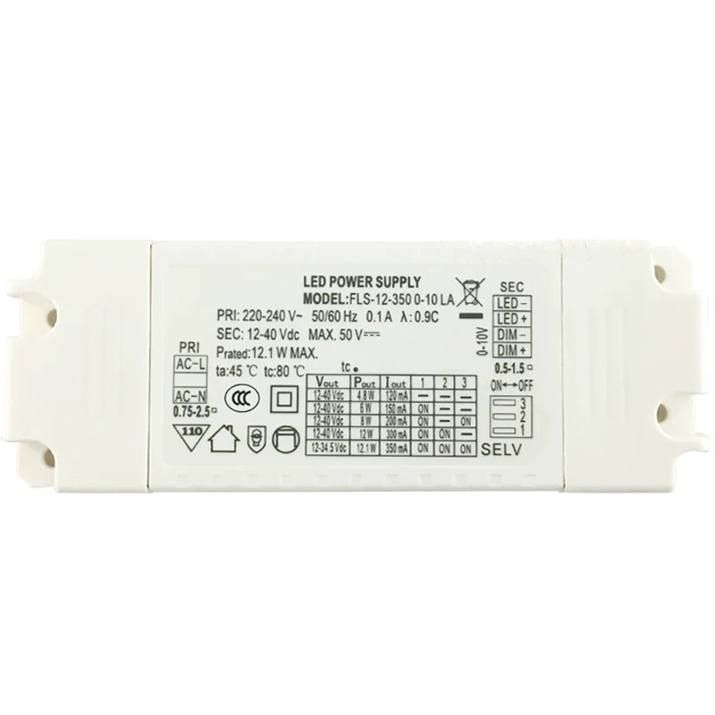 Led POWER SUPPLY FLS-12-350 FLS-15-350 FLS-25-600 FLS-44-1050 FLS-60 ...