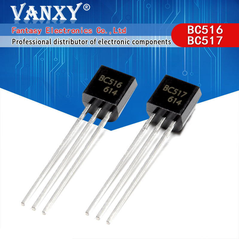 50pcs BC516 + BC517 EAach 25 ชิ้น NPN PNP ทรานซิสเตอร์ TO-92 ส่วนประกอบ ...