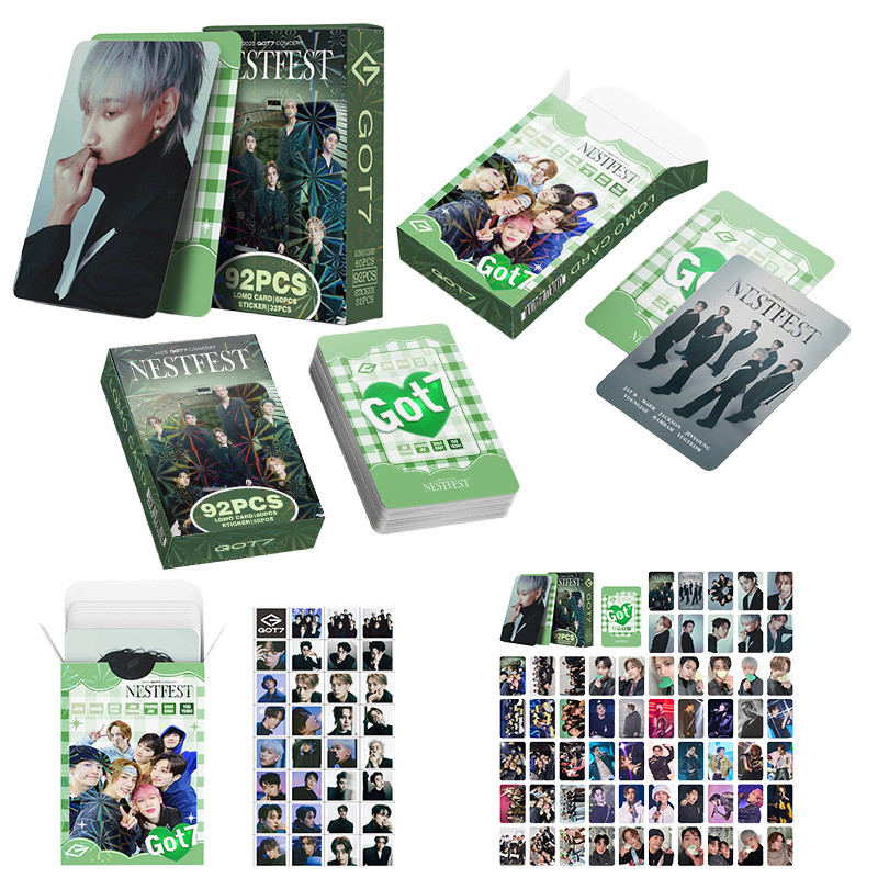 การ์ด Kpop GOT7 Nestfest คอนเสิร์ต Photocard Lomo Card Collection