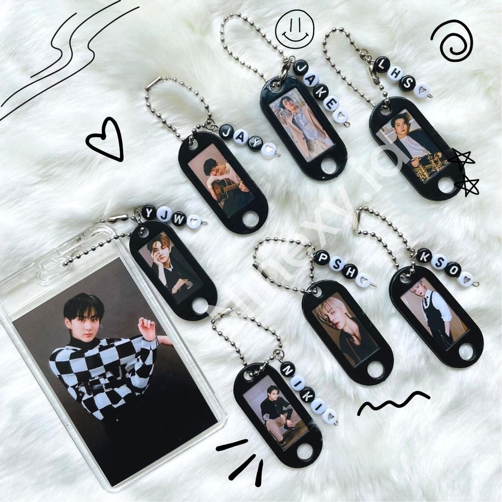 GANTUNGAN enhypen fanmade พวงกุญแจ / พวงกุญแจ enhypen heesung jake jay ...