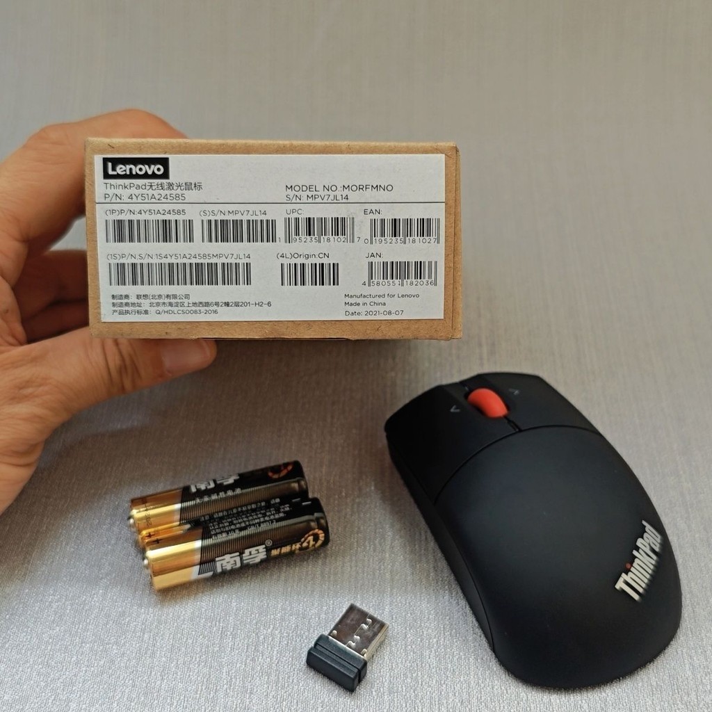 Lenovo ThinkPad เมาส ์ เลเซอร ์ ไร ้ สาย 2.4G โน ้ ตบุ ๊ คเดสก ์ ท ็ อป ...