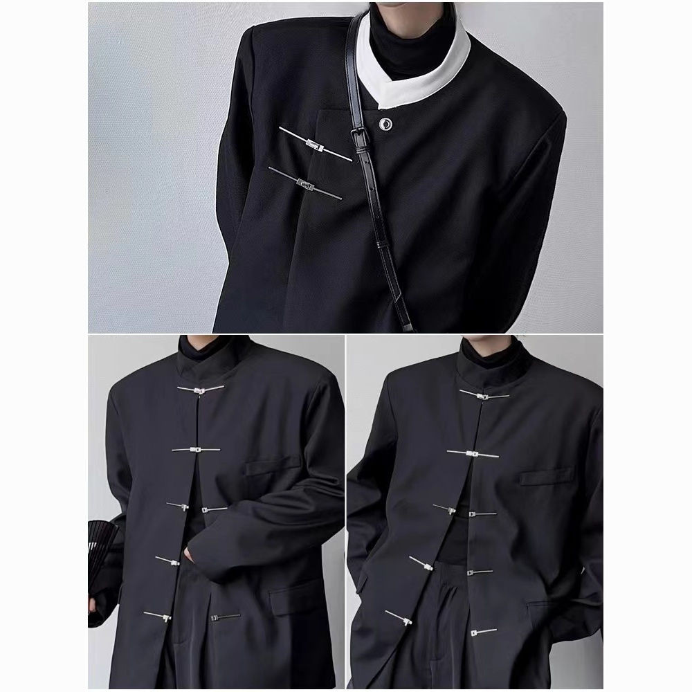 ปุ่มแผ่นดิสก์ปุ่มแบนล็อค Retro สไตล์จีน Tang ชุด Hanfu จีนภูเขาชุดปุ่ม ...