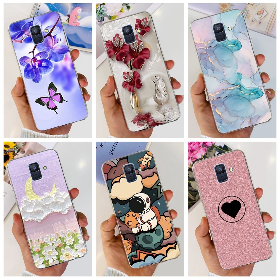 สําหรับ Samsung Galaxy A6 (2018) / A6 Plus (A6+) SM-A600G A605G Clear ...
