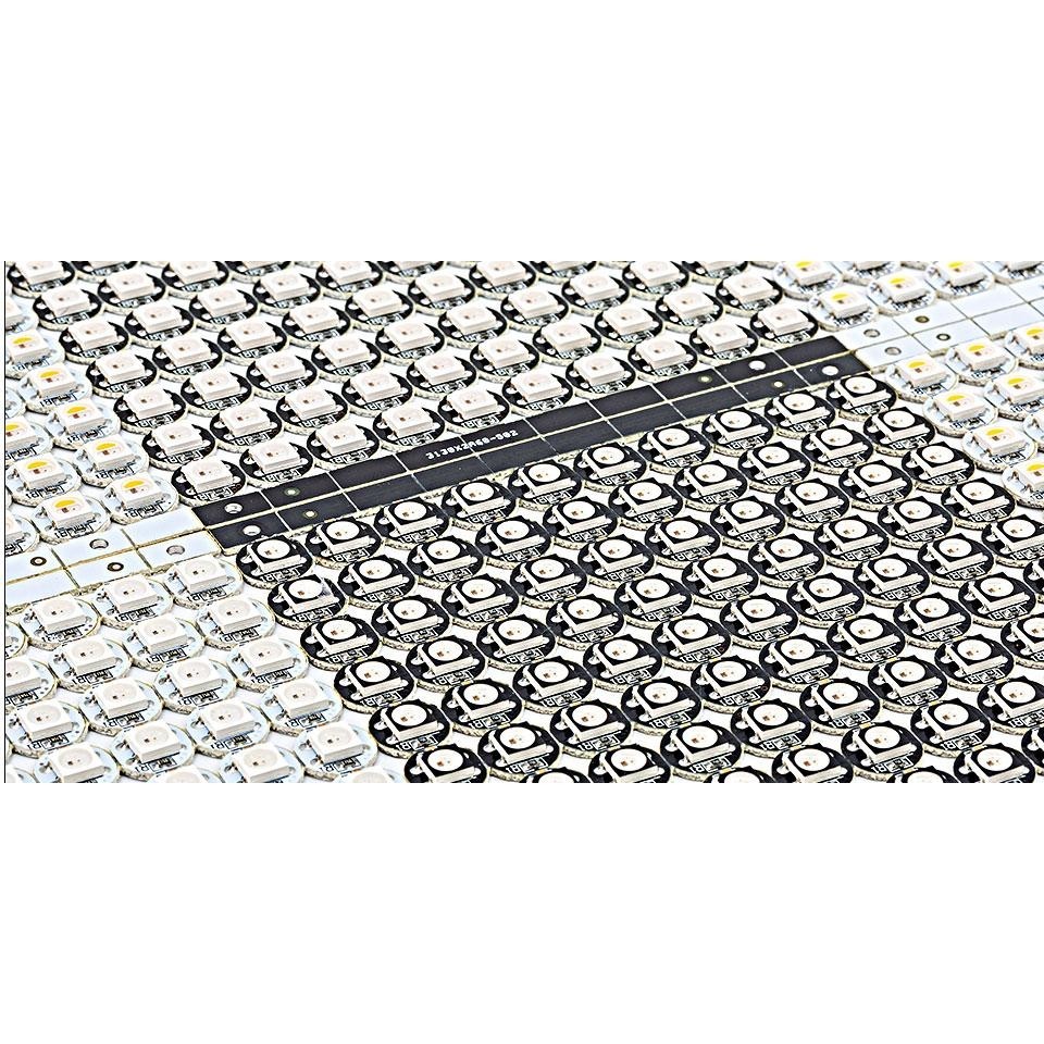 ชิป LED 5V WS2812B พร้อมบอร์ดฮีทซิงค์ WS2811 IC 5050 SMD RGB LED 10x3 ...