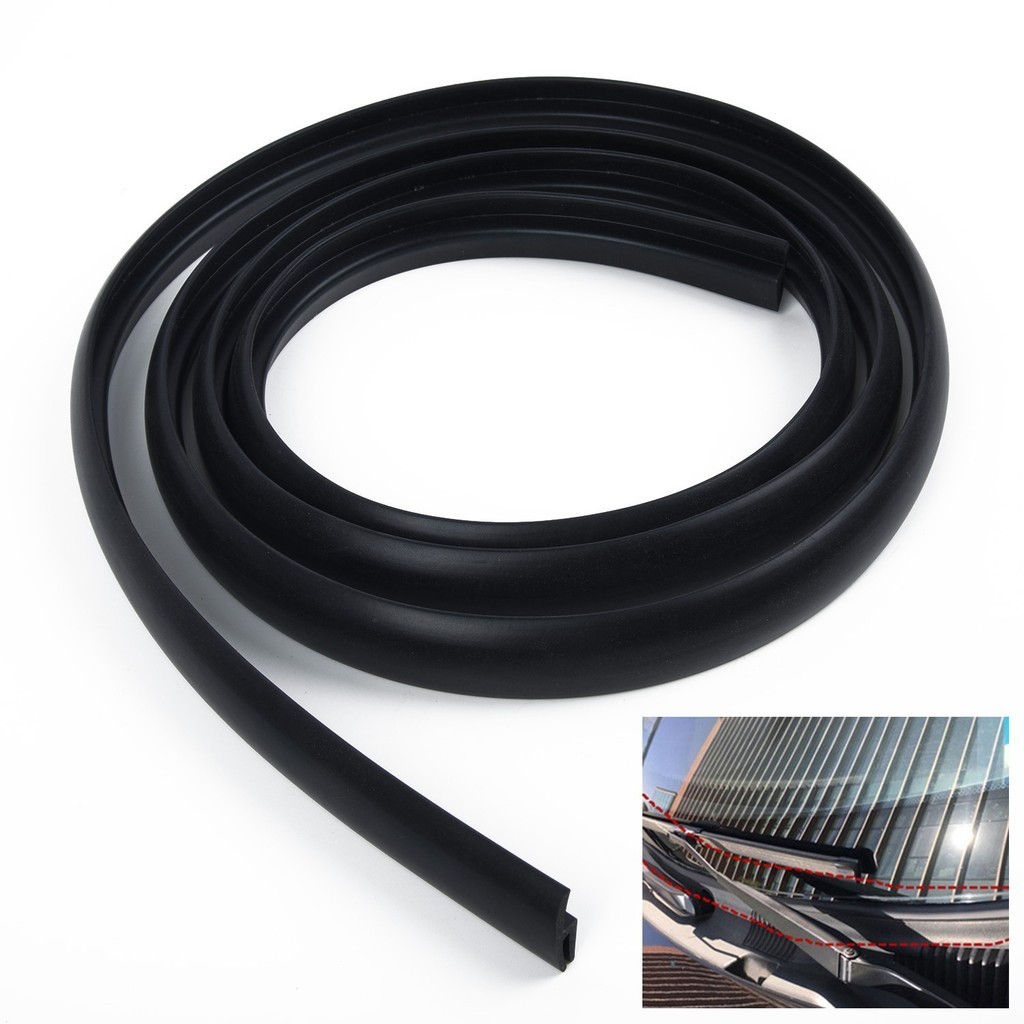 [LVDN ] Universal Rubber Front Windshield Panel Car Seal Strips Trim ...
