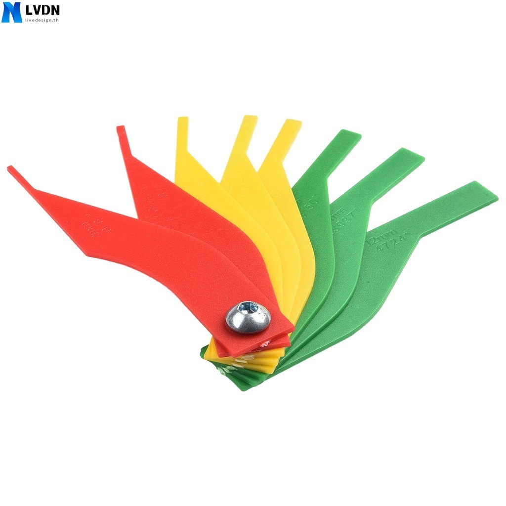 รถ VAN BRAKE PAD THICKNESS DEPTH MEASURING GAUGE HAND TOOL PRE MOT GUIDE คุณภาพสูงอุปกรณ์เสริม