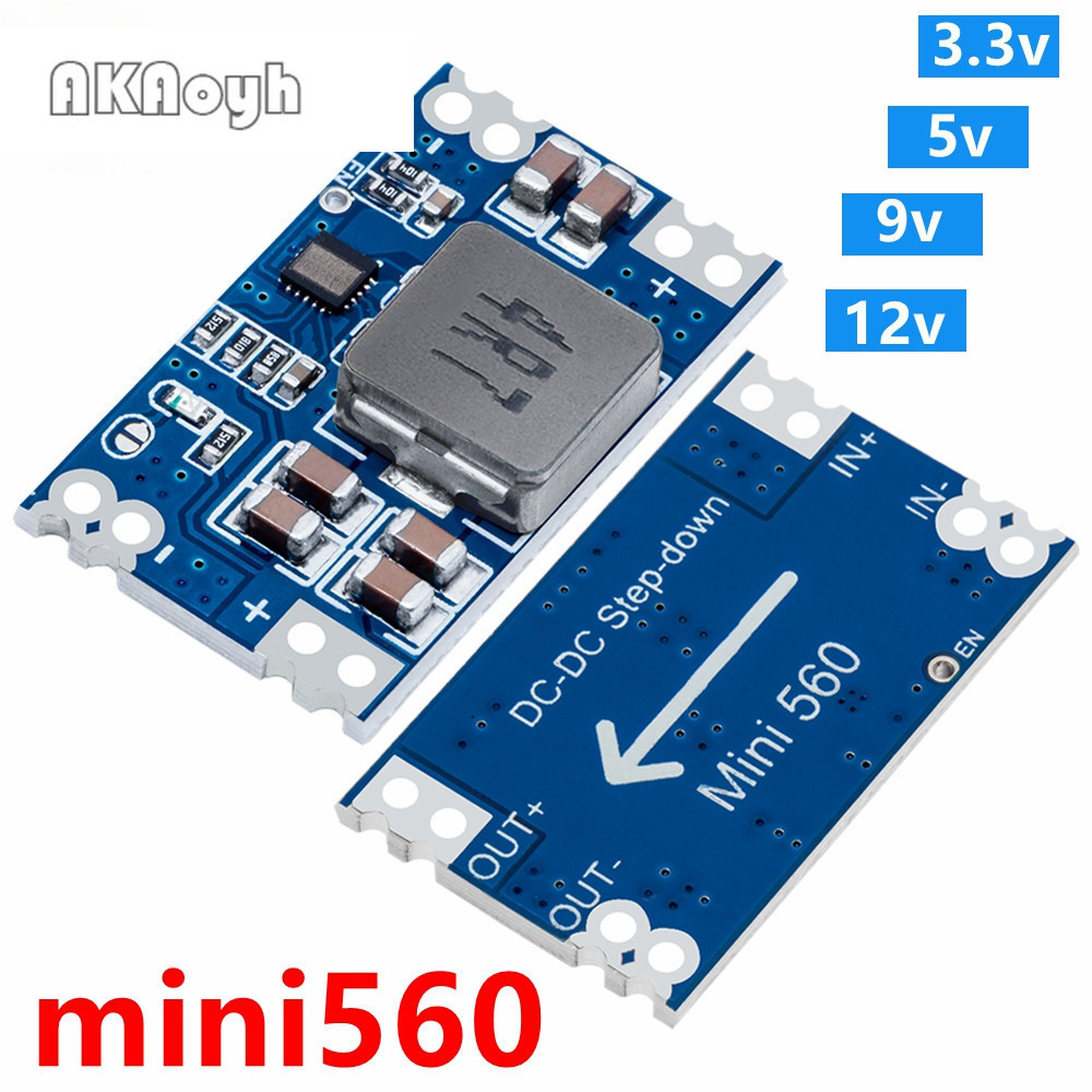 Mini560 / Pro 5A เอาต์พุตประสิทธิภาพสูง 3.3V 5V 9V 12V ขั้นตอนลง DC-DC ...