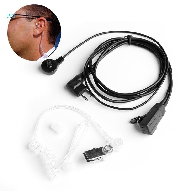 Pr การเฝ้าระวัง 2Pin Mic Earpiece Headsrt สําหรับวิทยุสองทาง GP300 ...