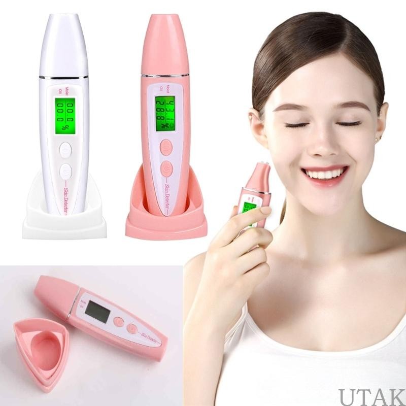 Take Digital Skin Tester Moisture Oil Test Meter เครื่องตรวจจับใบหน้า ...