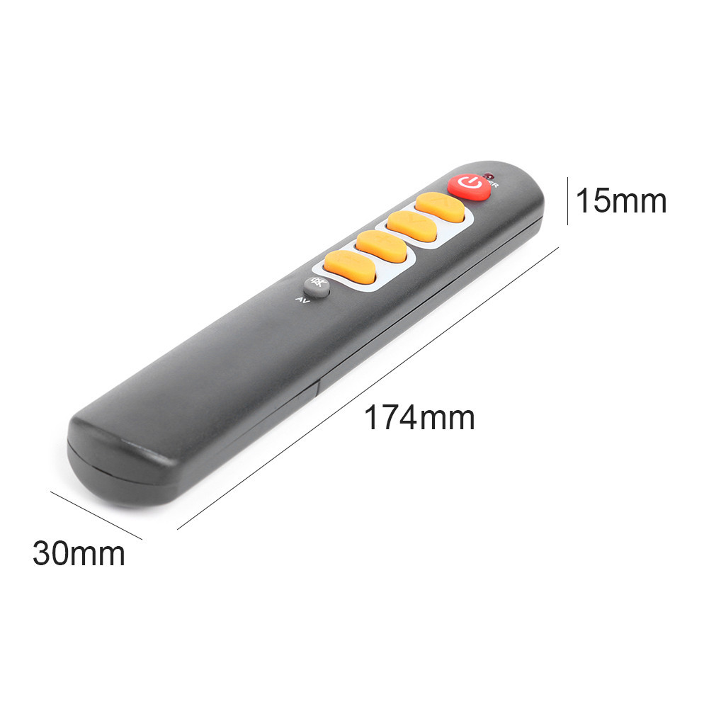 [ ระเบิด1.th ] Universal 6 Key Learning Remote Control ปุ ่ มสีเหลือง ...