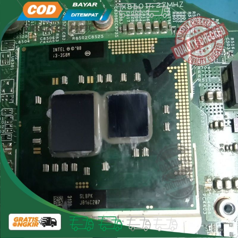 Processeur Intel Core I3-350M (SLBPK) - Socket G1, 2.27 GHz, Occasion