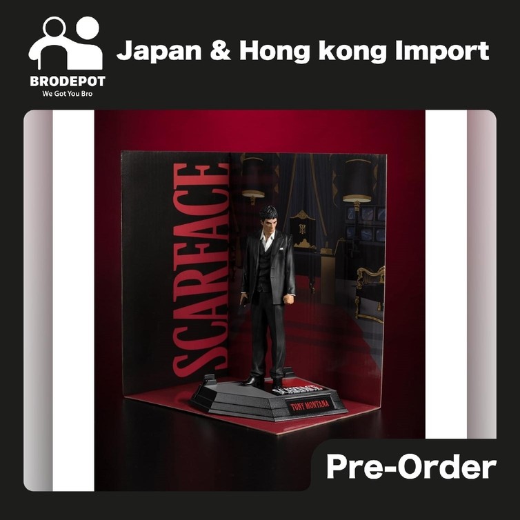 Scarface Tony Montana Statuette Limited Edition Movie Maniacs Figurine Mcfarlane Toys