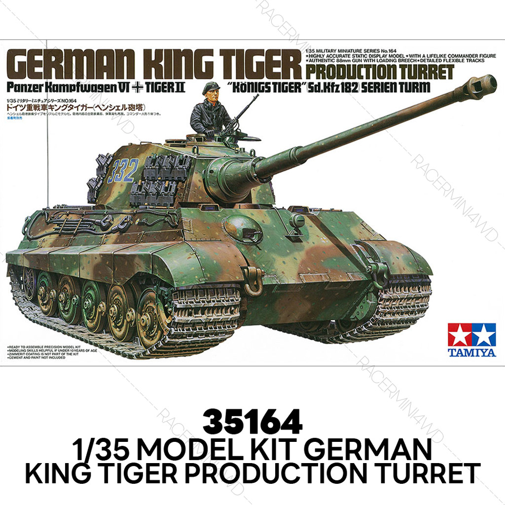 TAMIYA 35164 Model Kit 1/35 German King Tiger 