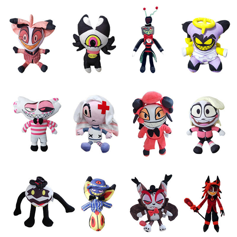 สินค้าใหม่ ตุ๊กตาการ์ตูน Hell Inn Evil Boss AlastorPlush ผ้ากํามะหยี่ขน ...