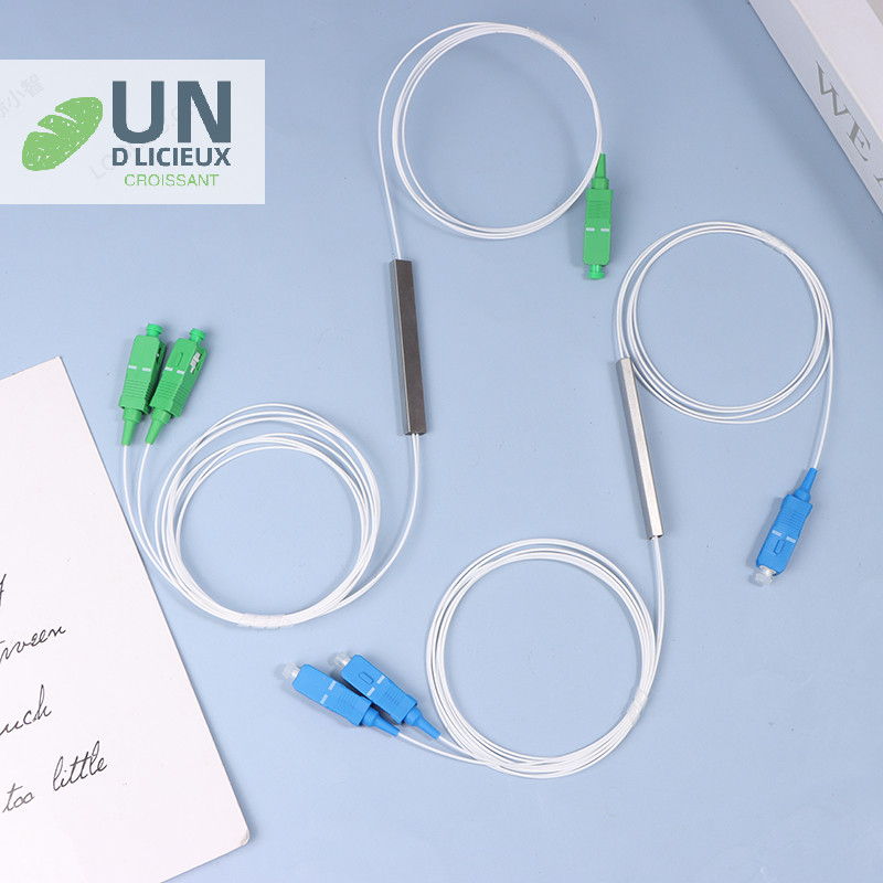 Good Fiber Optic PLC Splitter 1x2 SC/APC SC/UPC Mini Blockless 1*2 SC ...